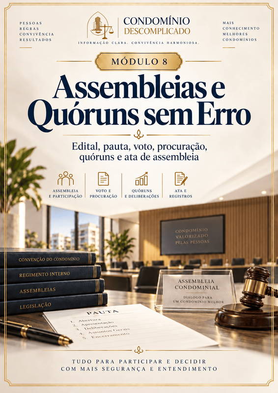 Assembleias e Quóruns sem Erro